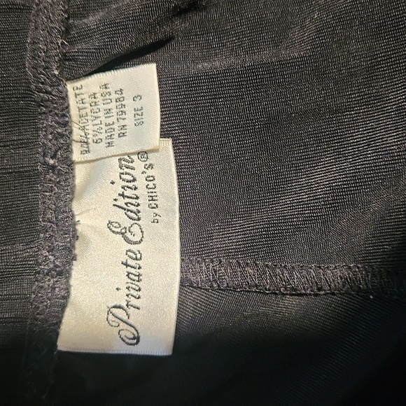 Black chicos size 3 =xlg pants - Picture 4 of 4